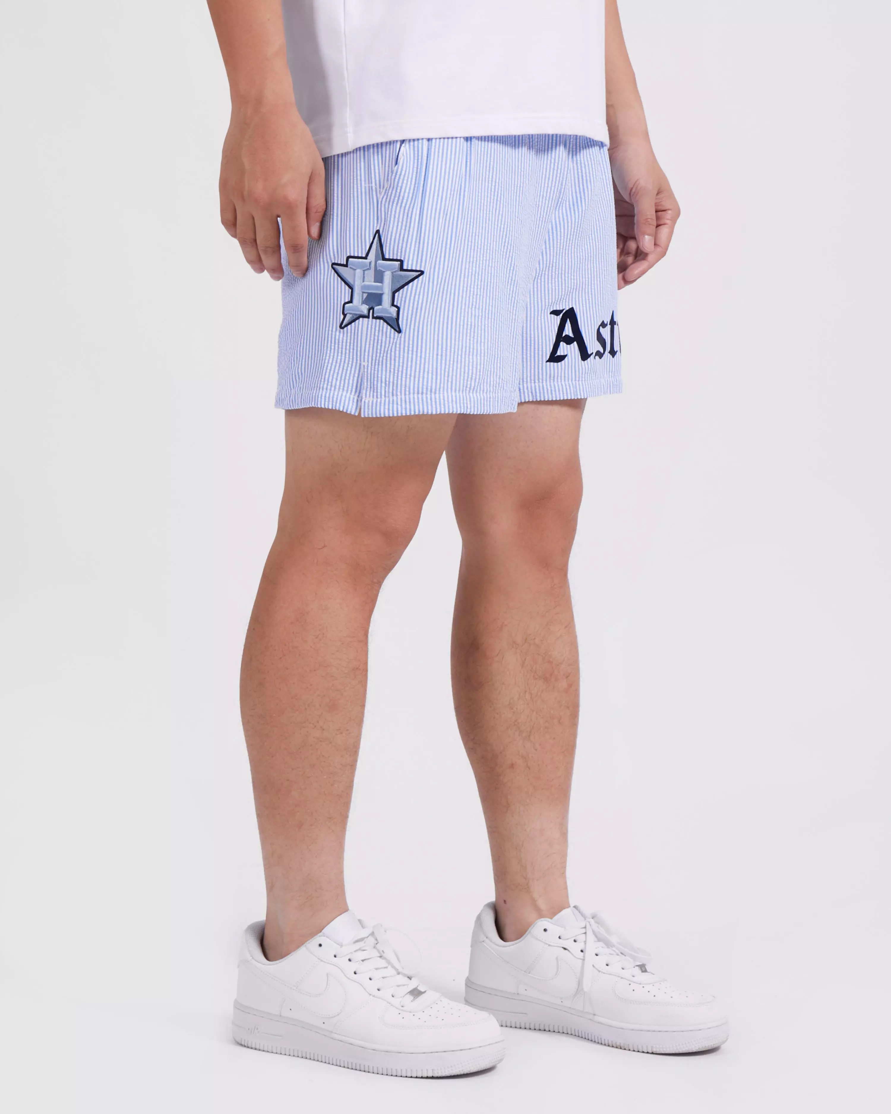 Pro Standard Houston Astros Country Club Shorts-Light Blue - LT BLUE