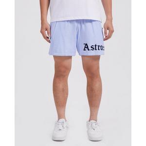 Pro Standard Houston Astros Country Club Shorts-Light Blue