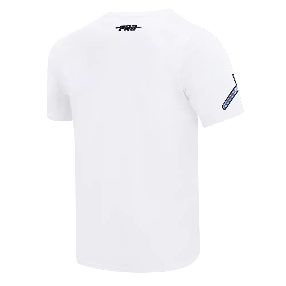 Pro Standard Atlanta Braves Country Club Short Sleeve Tee-White - WHITE