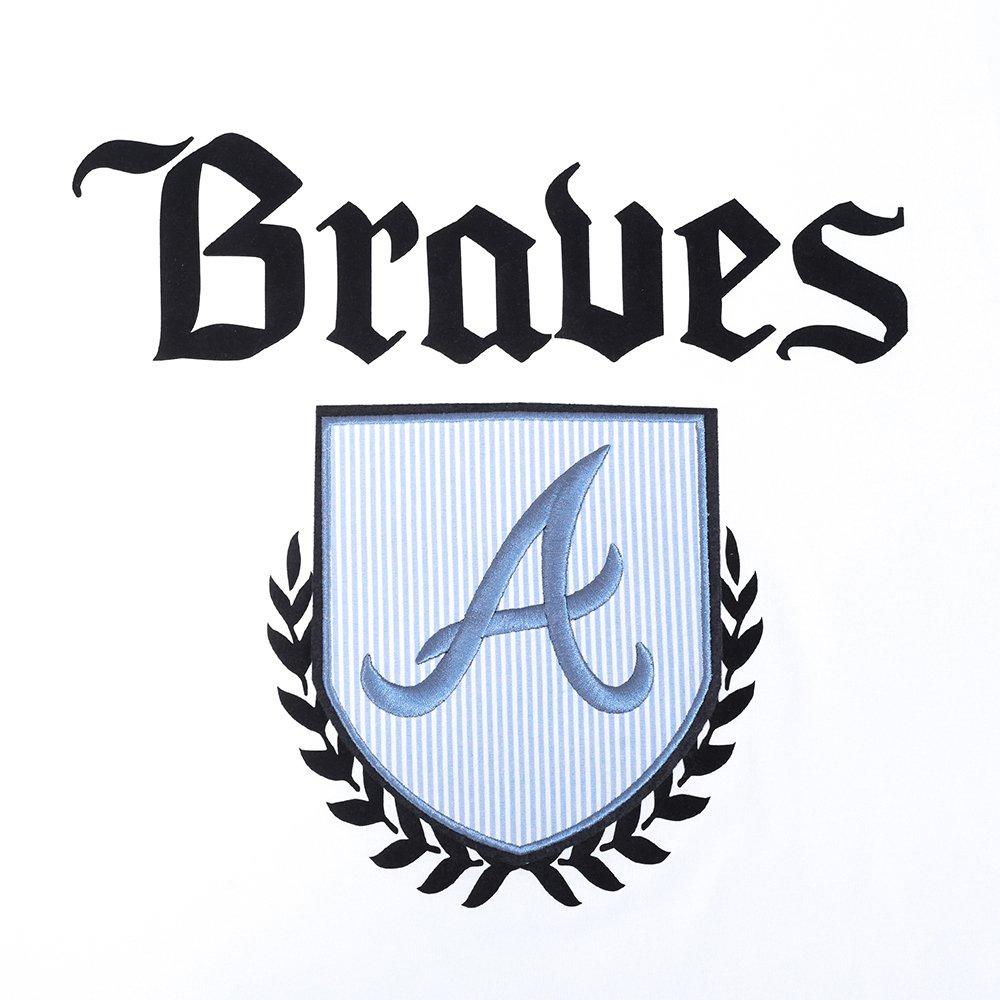 Pro Standard Atlanta Braves Country Club Short Sleeve Tee-White - WHITE Thumbnail View 6