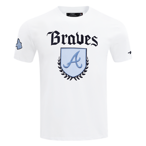 Pro Standard Atlanta Braves Country Club Short Sleeve Tee-White