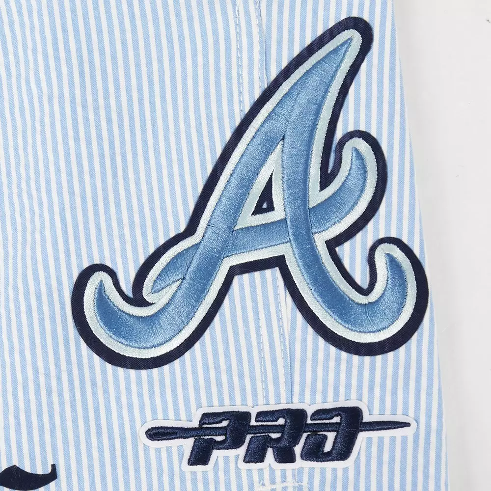 Pro Standard Atlanta Braves Country Club Shorts-Light Blue - LT BLUE