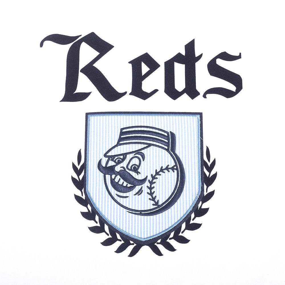 Pro Standard Cincinnati Reds Country Club Short Sleeve Tee-White - WHITE Thumbnail View 6