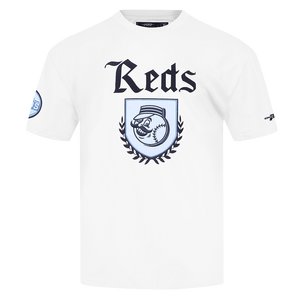 Pro Standard Cincinnati Reds Country Club Short Sleeve Tee-White