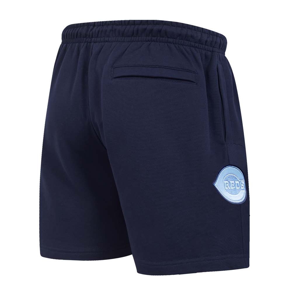 Pro Standard Cincinnati Reds Country Club Fleece Shorts-Navy - NAVY Thumbnail View 4
