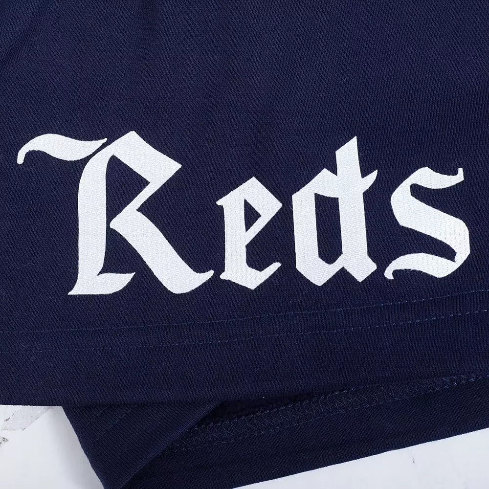 Pro Standard Cincinnati Reds Country Club Fleece Shorts-Navy - NAVY