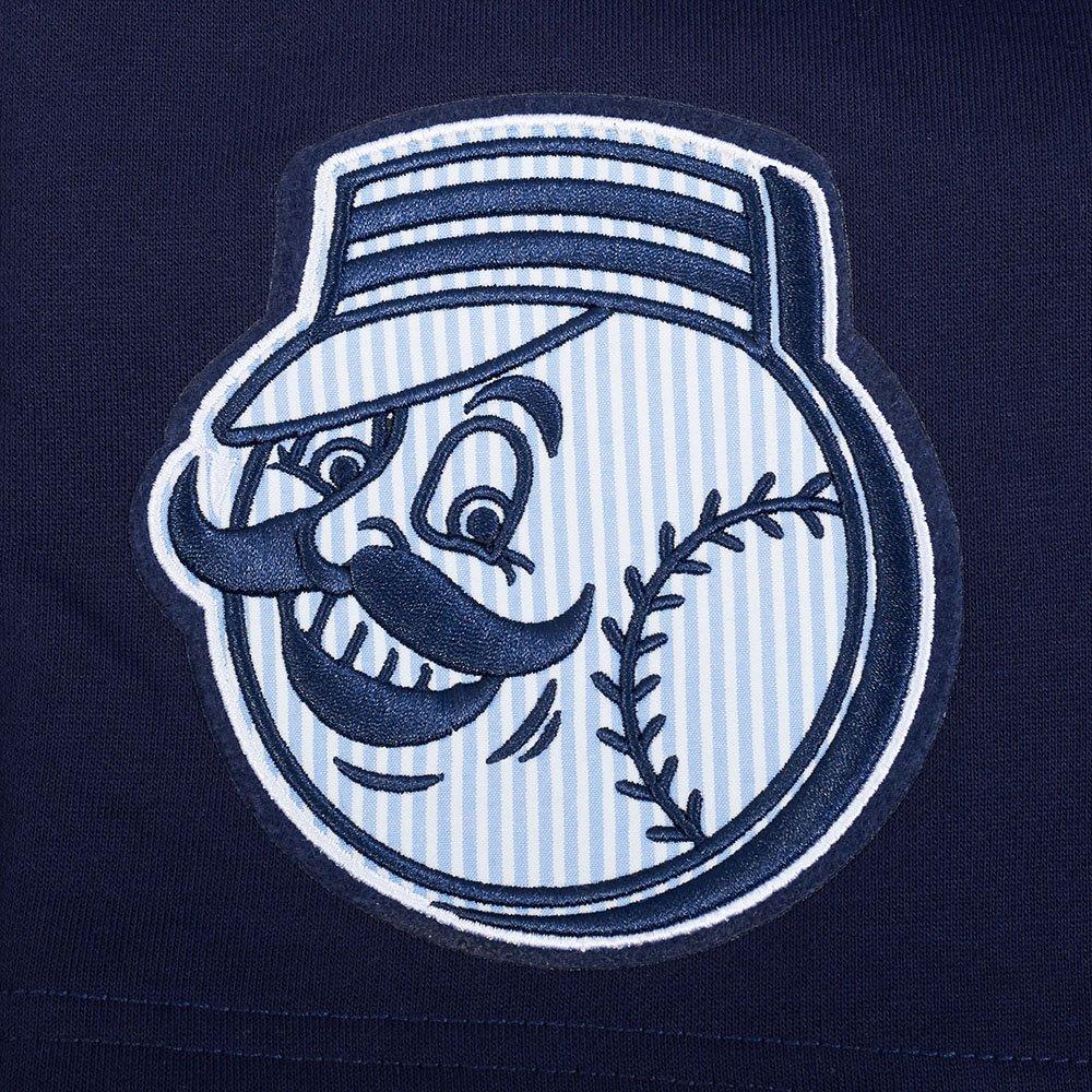Pro Standard Cincinnati Reds Country Club Fleece Shorts-Navy - NAVY Thumbnail View 6