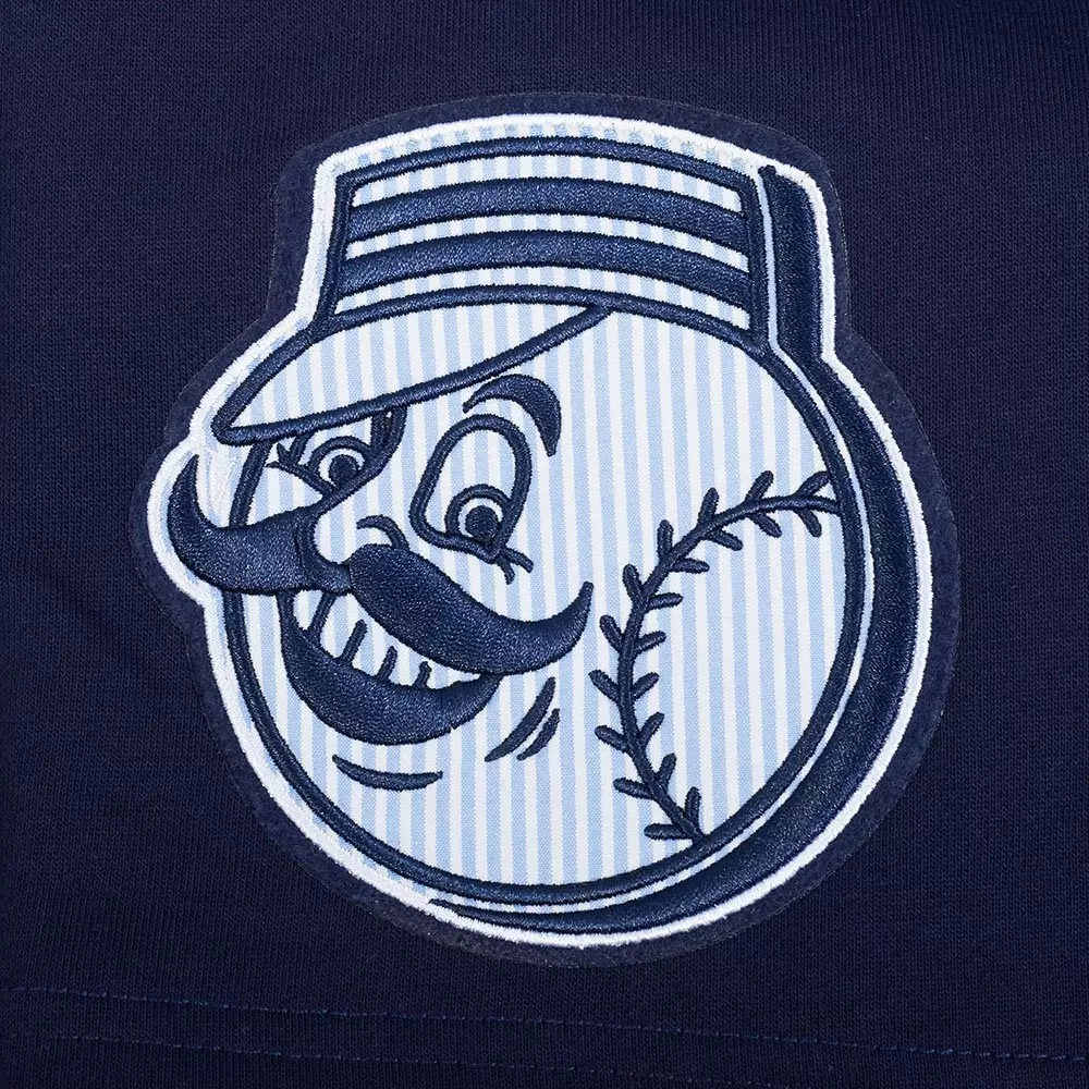 Pro Standard Cincinnati Reds Country Club Fleece Shorts-Navy - NAVY