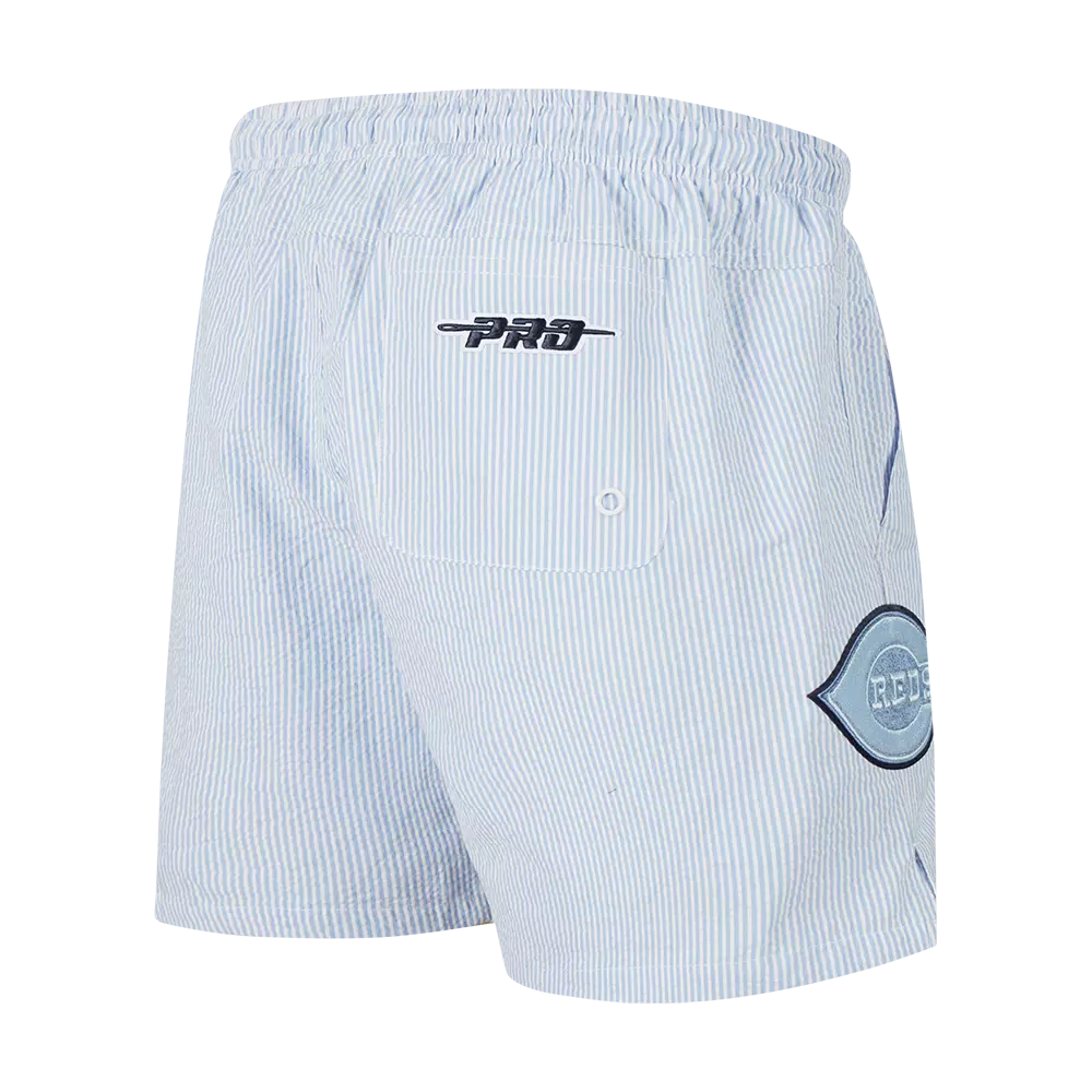 Pro Standard Cincinnati Reds Country Club Shorts-Light Blue - LT BLUE