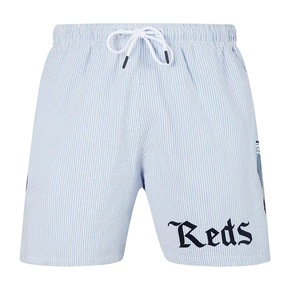 Pro Standard Cincinnati Reds Country Club Shorts-Light Blue - LT BLUE