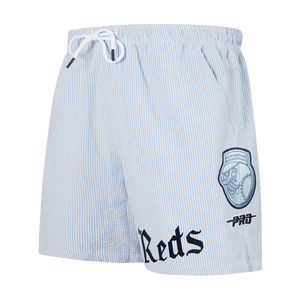 Pro Standard Cincinnati Reds Country Club Shorts-Light Blue