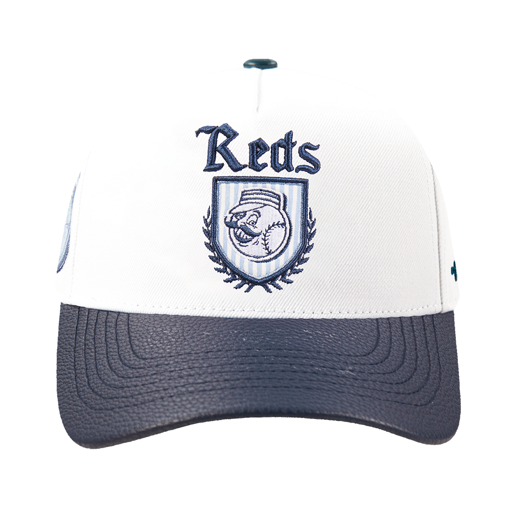 Pro Standard Cincinnati Reds Country Club Snapback Hat-White