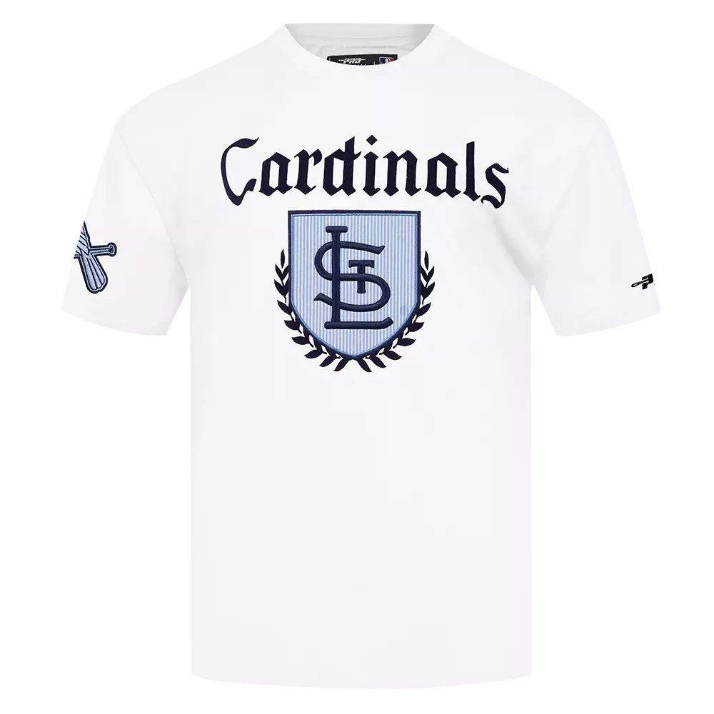 Pro Standard St. Louis Cardinals Country Club Short Sleeve Tee - White - WHITE