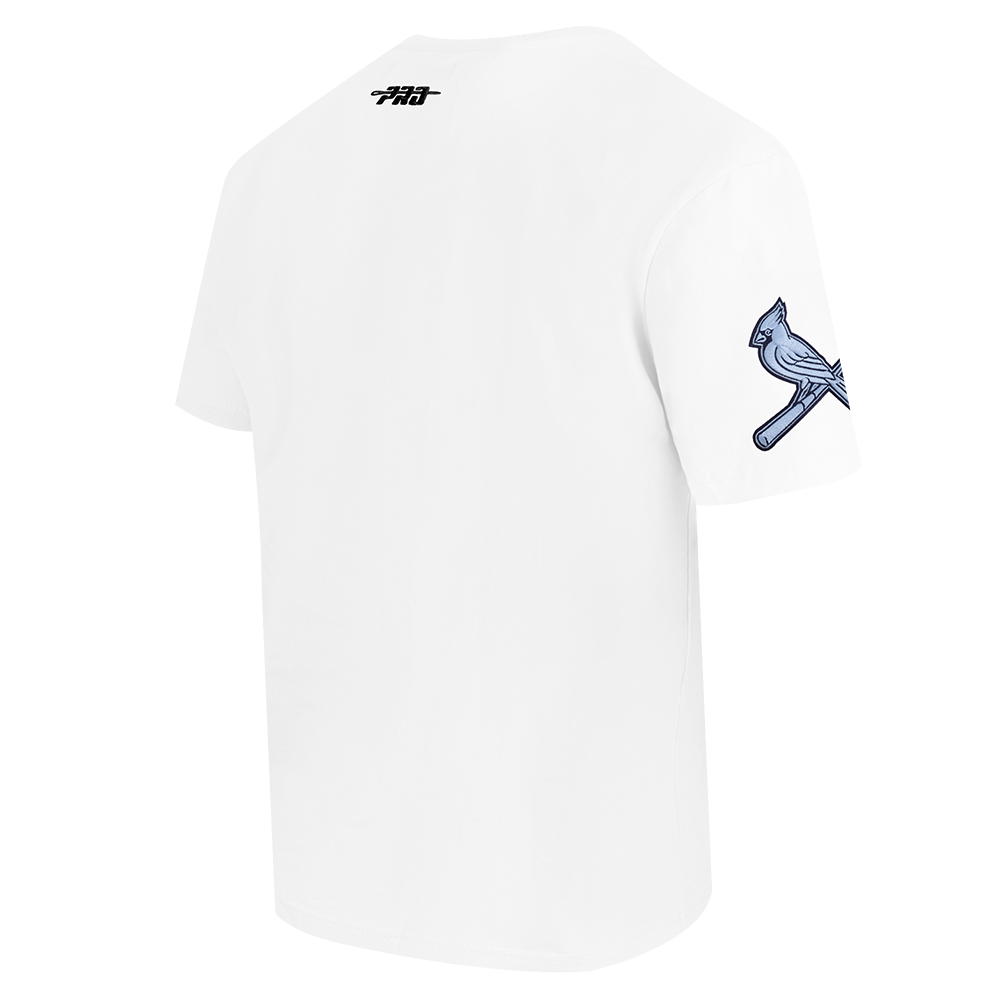 Pro Standard St. Louis Cardinals Country Club Short Sleeve Tee-White - WHITE Thumbnail View 4