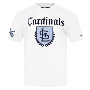 Pro Standard St. Louis Cardinals Country Club Short Sleeve Tee-White