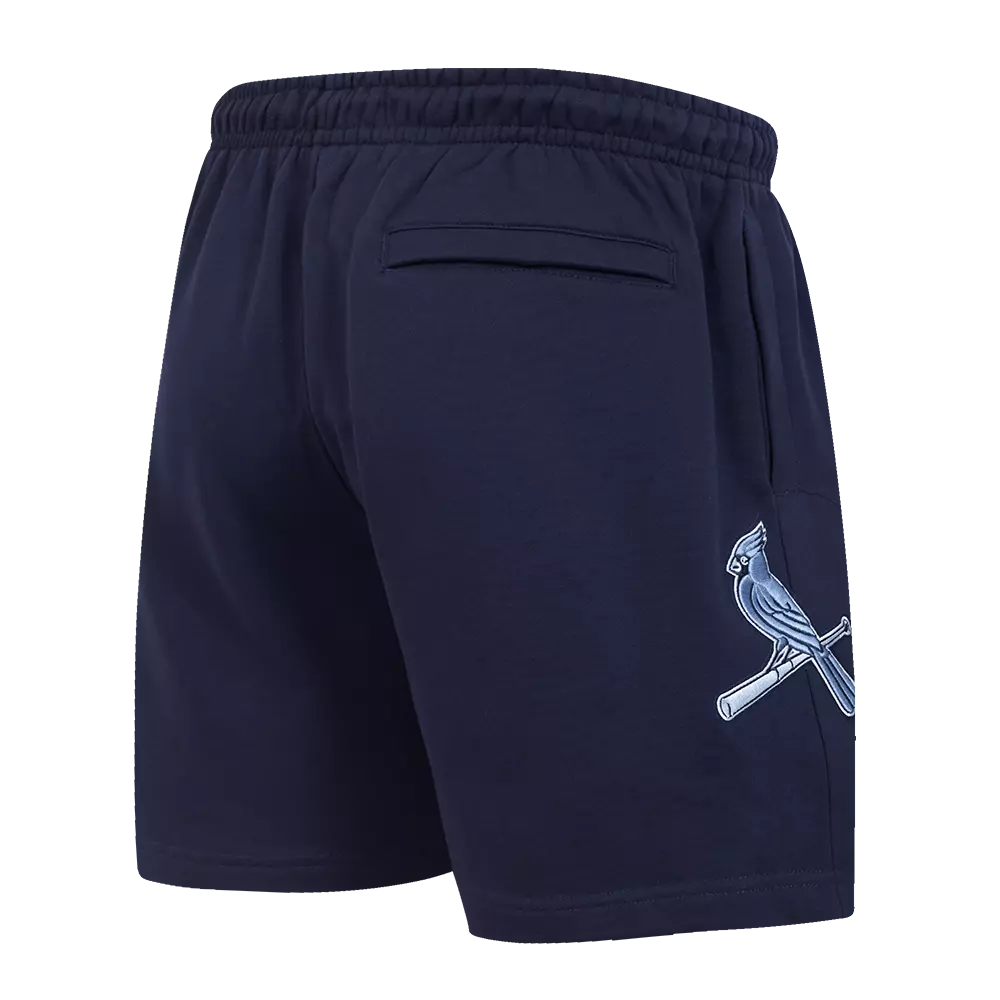 Pro Standard St. Louis Cardinals Country Club Fleece Shorts-Navy - NAVY