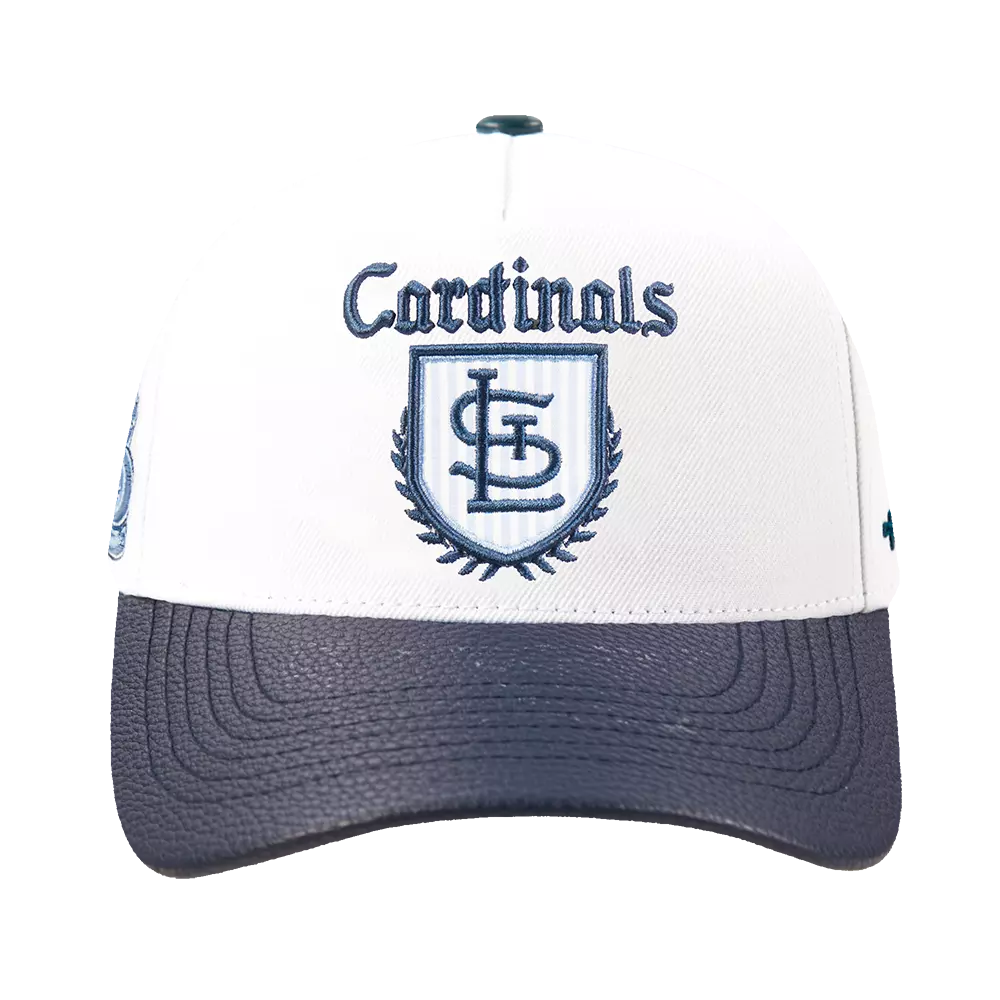 Pro Standard St. Louis Cardinals Country Club Snapback Hat-White - WHITE