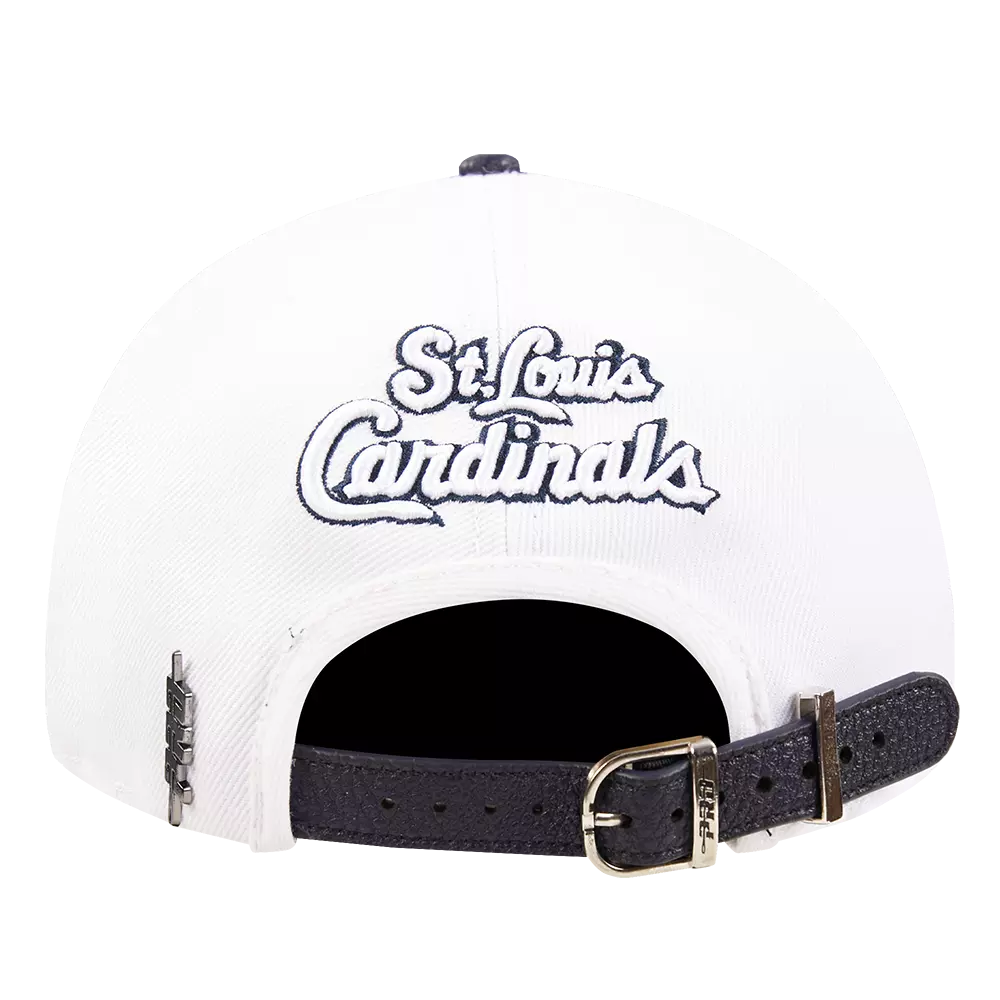 Pro Standard St. Louis Cardinals Country Club Snapback Hat-White - WHITE