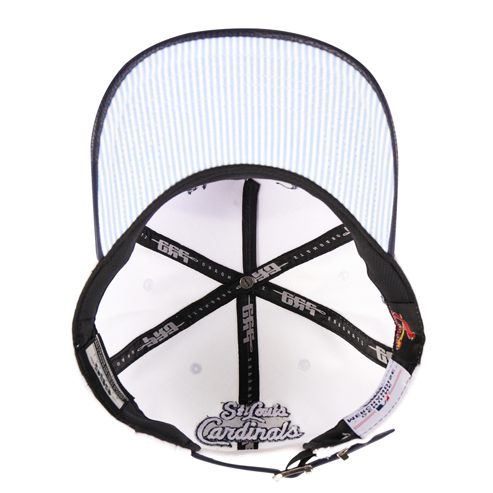 Pro Standard St. Louis Cardinals Country Club Snapback Hat-White