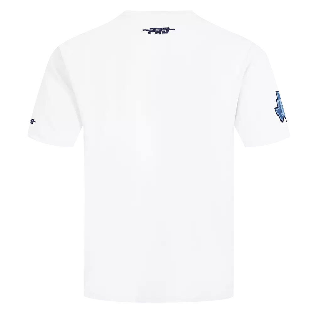 Pro Standard Texas Rangers Country Club Short Sleeve Tee-White - WHITE