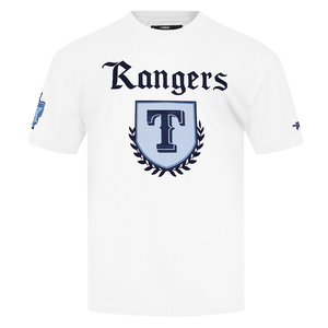 Pro Standard Texas Rangers Country Club Short Sleeve Tee-White