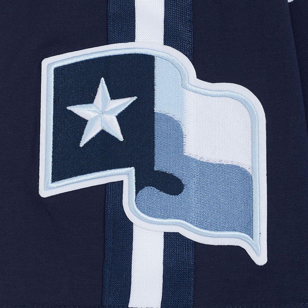 Pro Standard Texas Rangers Country Club Striped Short Sleeve Tee-Navy - NAVY Thumbnail View 7