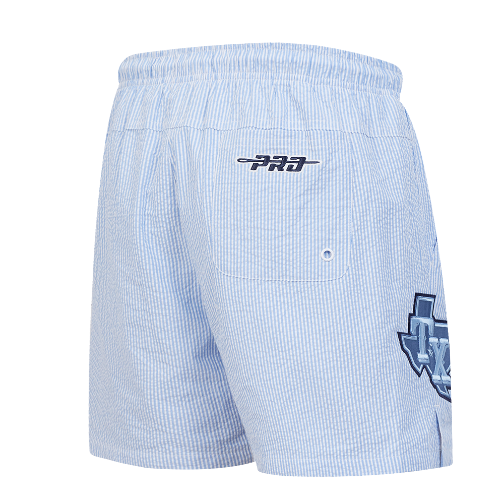 Pro Standard Texas Rangers Country Club Shorts-Light Blue - LT BLUE Thumbnail View 2