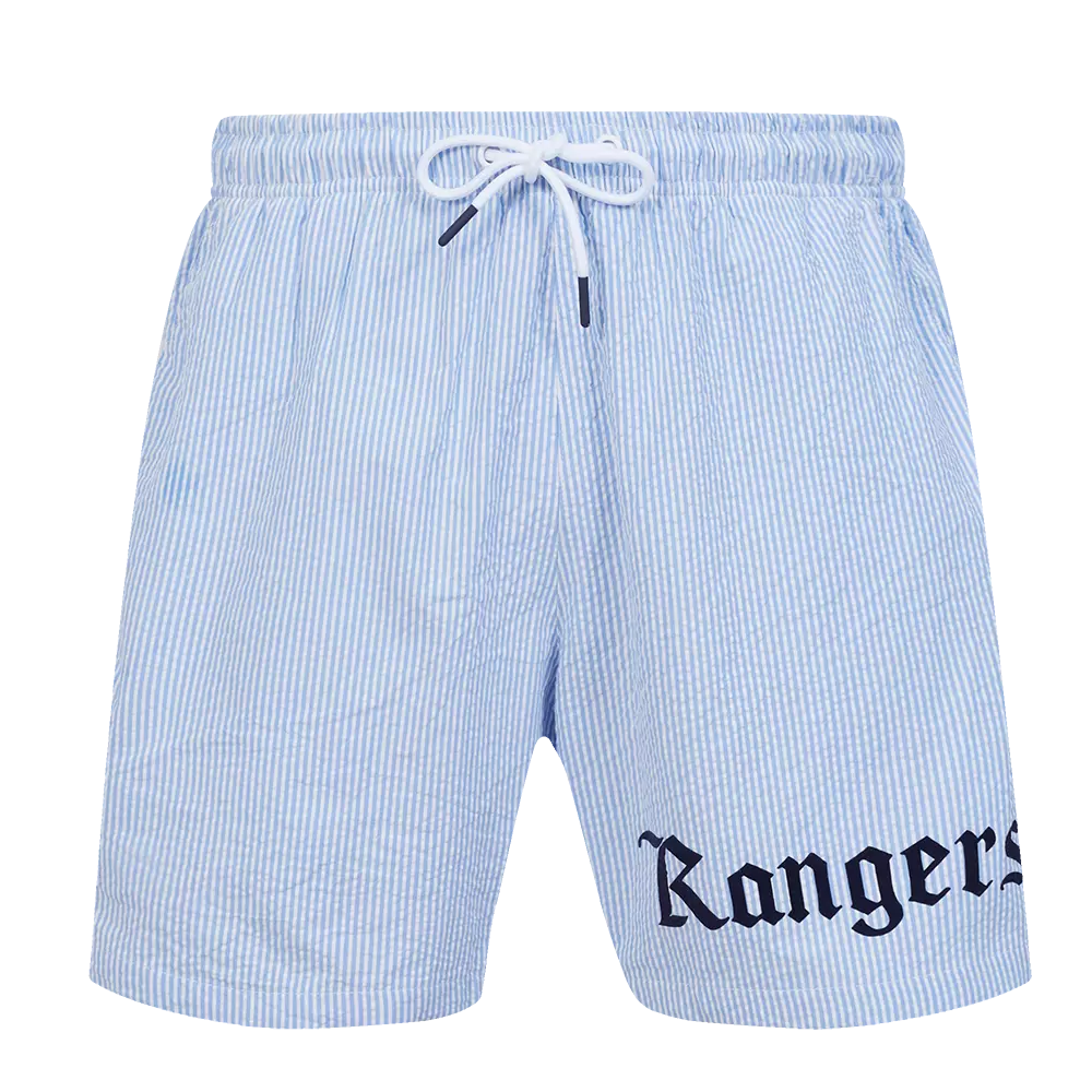 Pro Standard Texas Rangers Country Club Shorts-Light Blue - LT BLUE