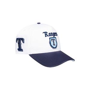 Pro Standard Texas Rangers Country Club Snapback Hat-White