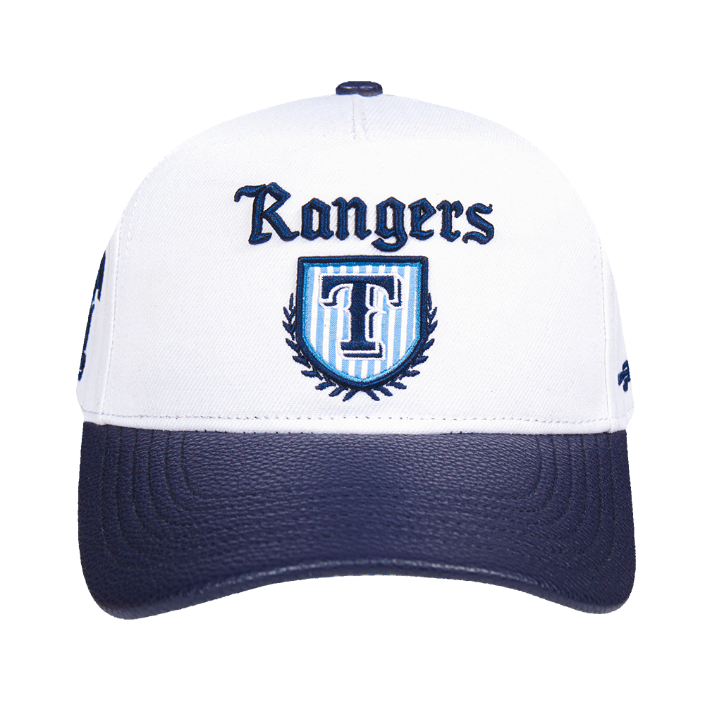 Pro Standard Texas Rangers Country Club Snapback Hat-White