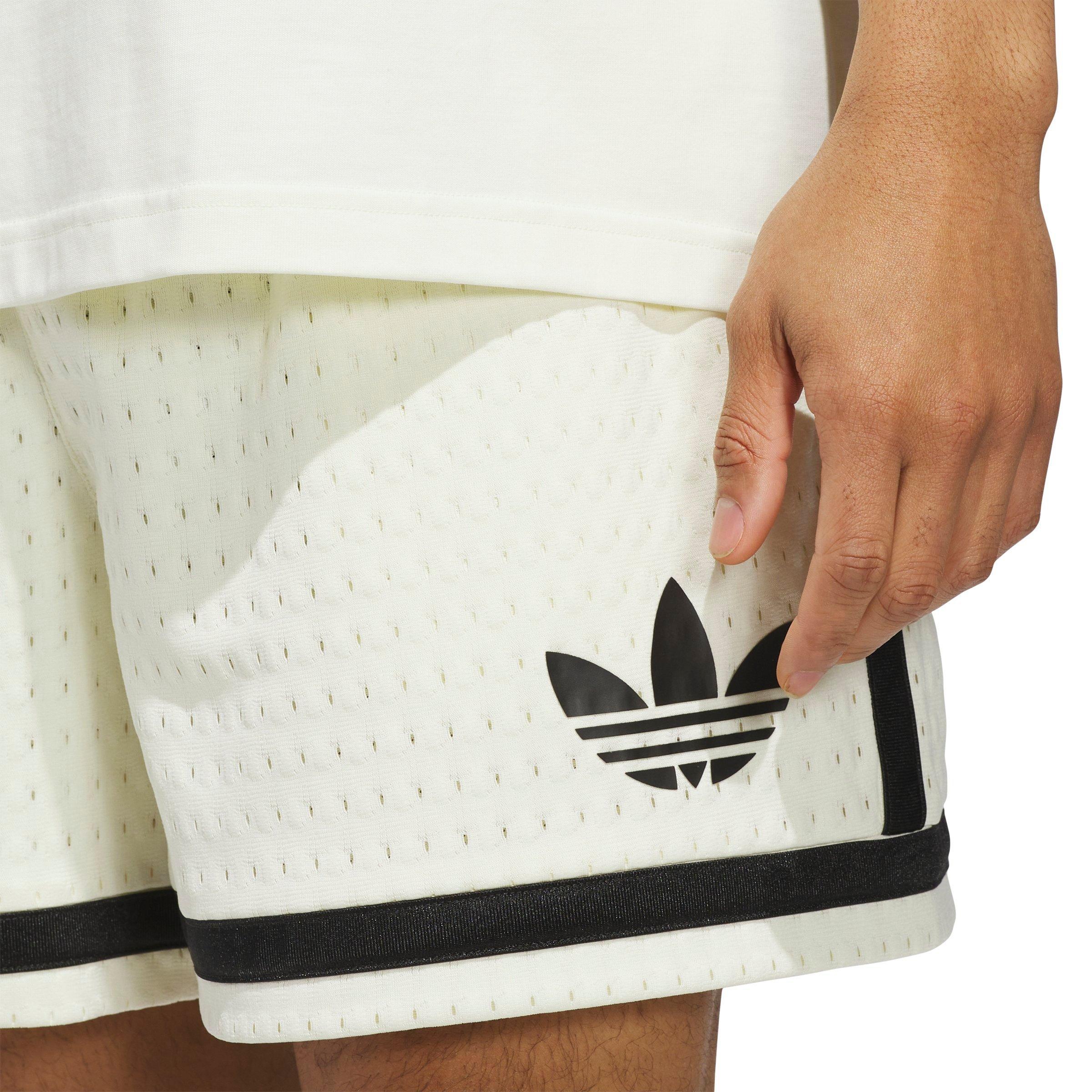 adidas Originals Men's Basketball Shorts - IVORY Thumbnail View 3