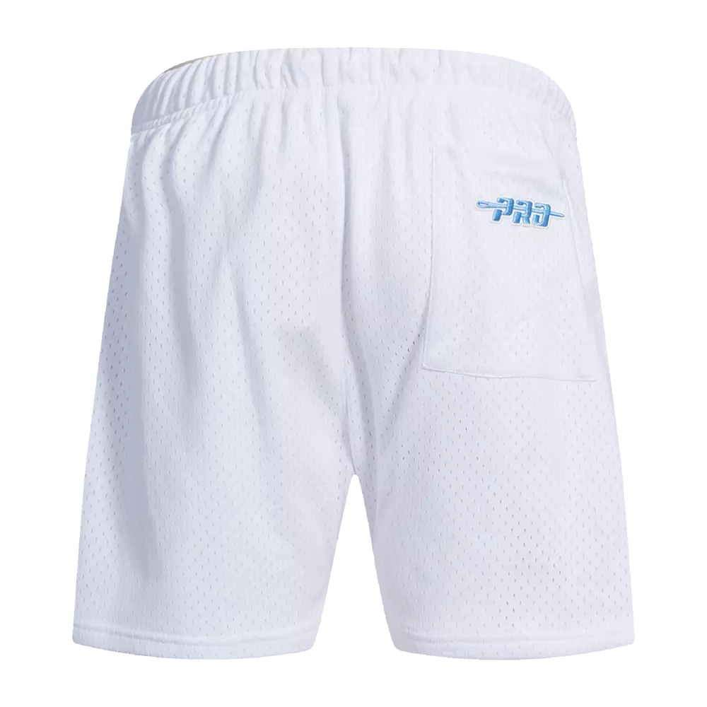 Pro Standard Men's Denver Nuggets Mesh Shorts-White - WHITE