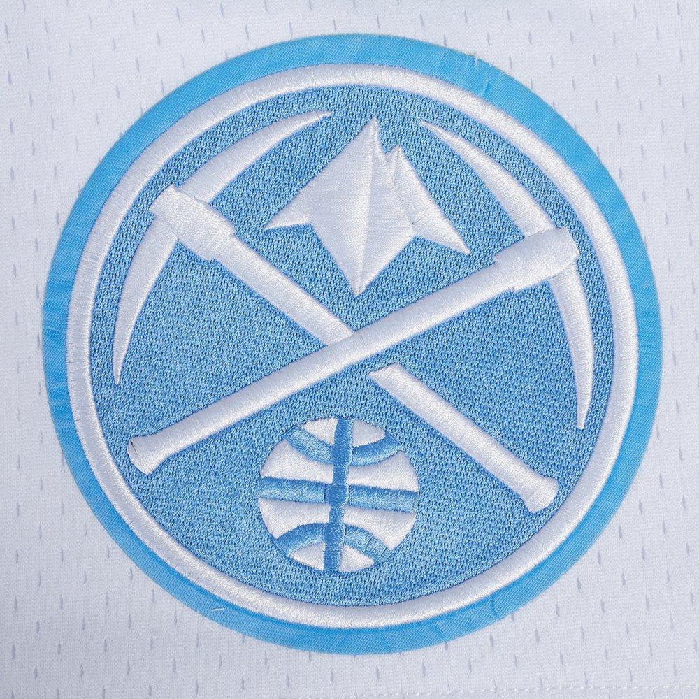 Pro Standard Men's Denver Nuggets Mesh Shorts-White - WHITE Thumbnail View 5