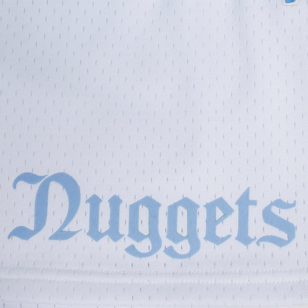 Pro Standard Men's Denver Nuggets Mesh Shorts-White - WHITE Thumbnail View 6