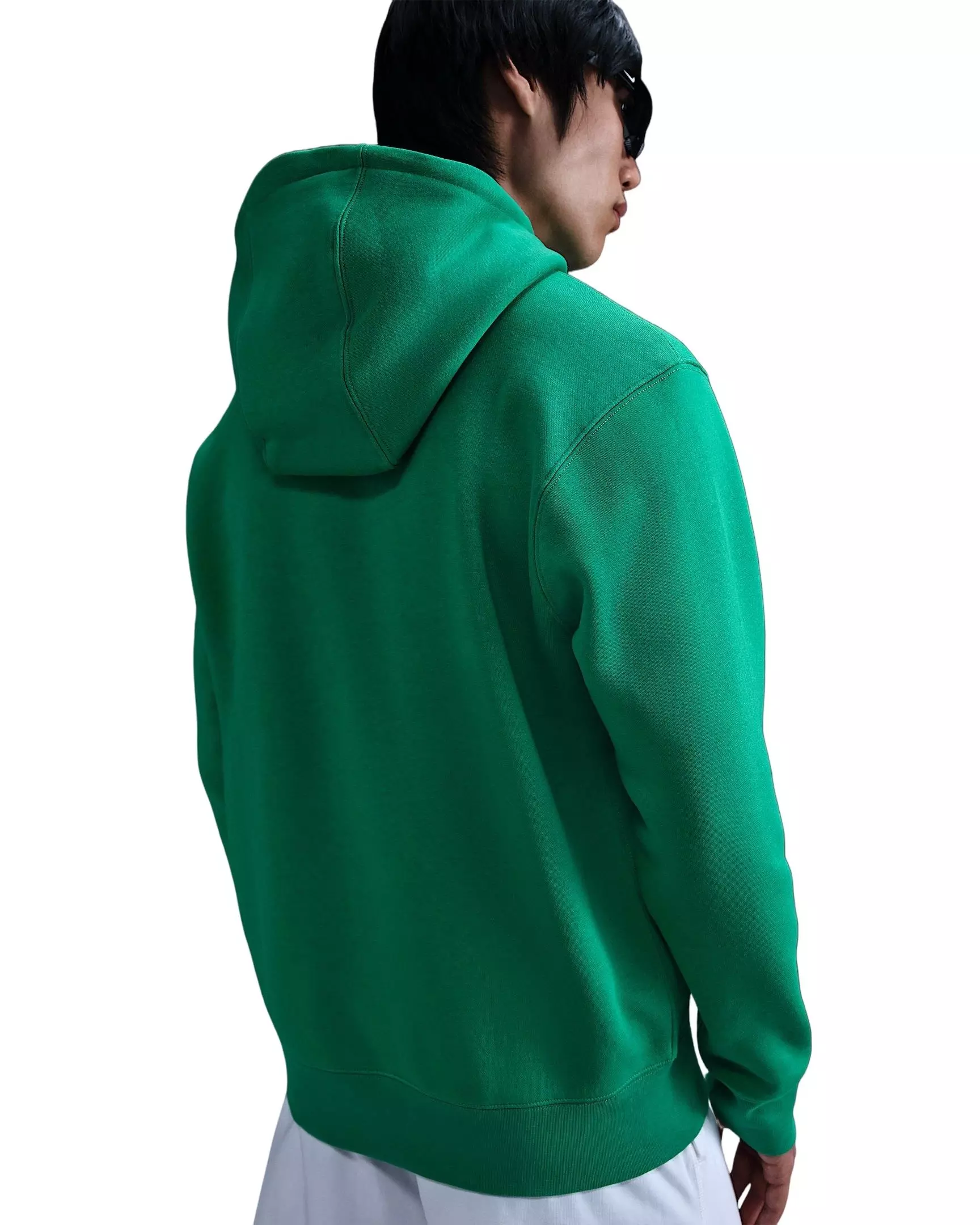 Nike Men's Club Pullover Fleece Hoodie - Green - GREEN