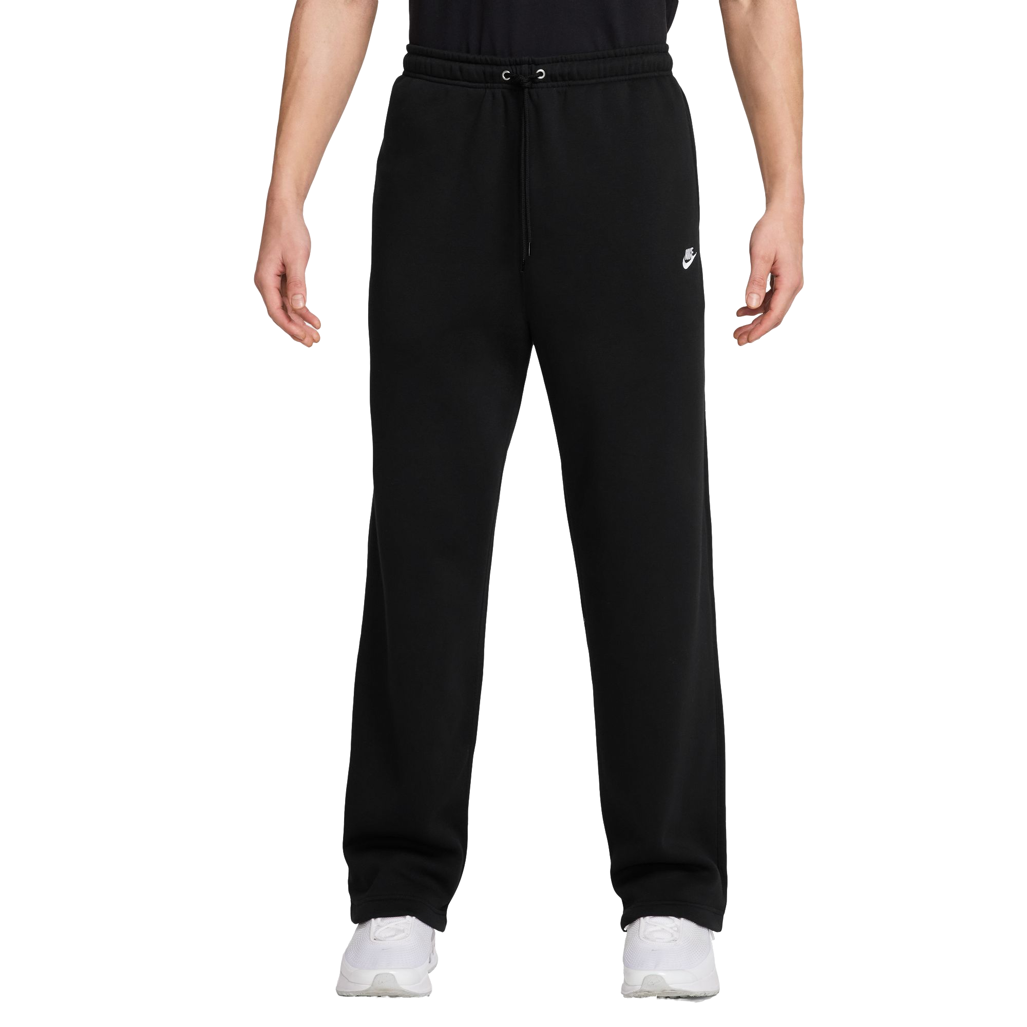 Nike Men's Club Fleece Bungee Pants - BLACK Thumbnail View 1