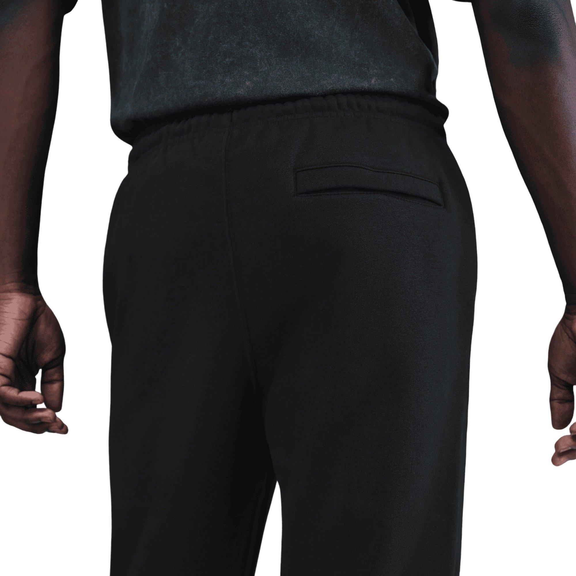 Nike Men's Club Fleece Bungee Pants - BLACK Thumbnail View 4