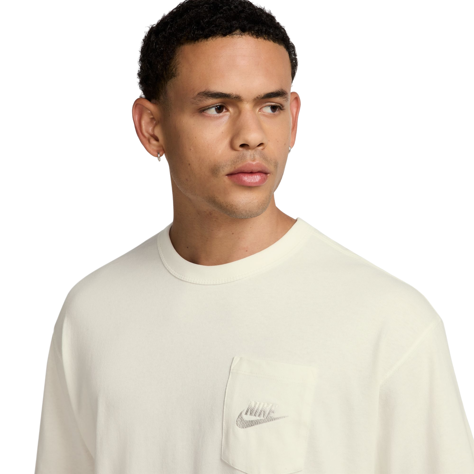 Nike Men's Essential Pocket Tee - Sail - SAIL Thumbnail View 3