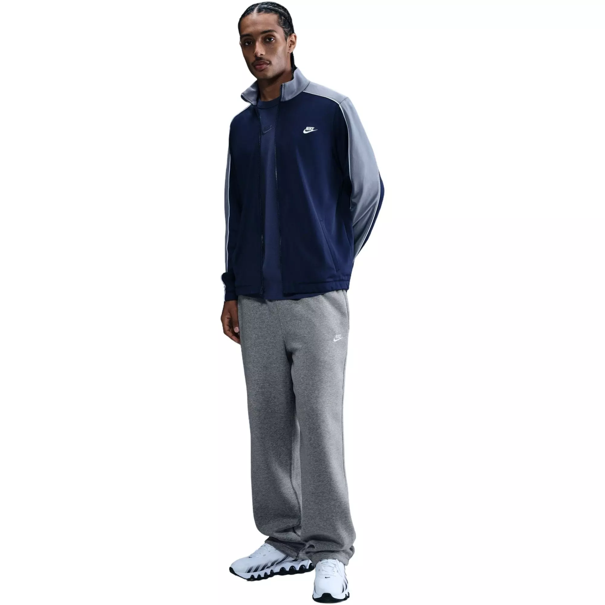 Nike Men's Club Fleece Bungee Pants - Grey - GREY