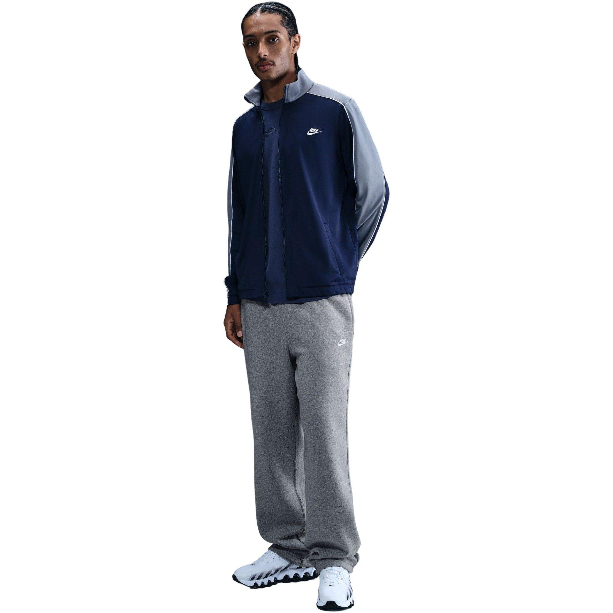 Nike Men's Club Fleece Bungee Pants - GREY Thumbnail View 1