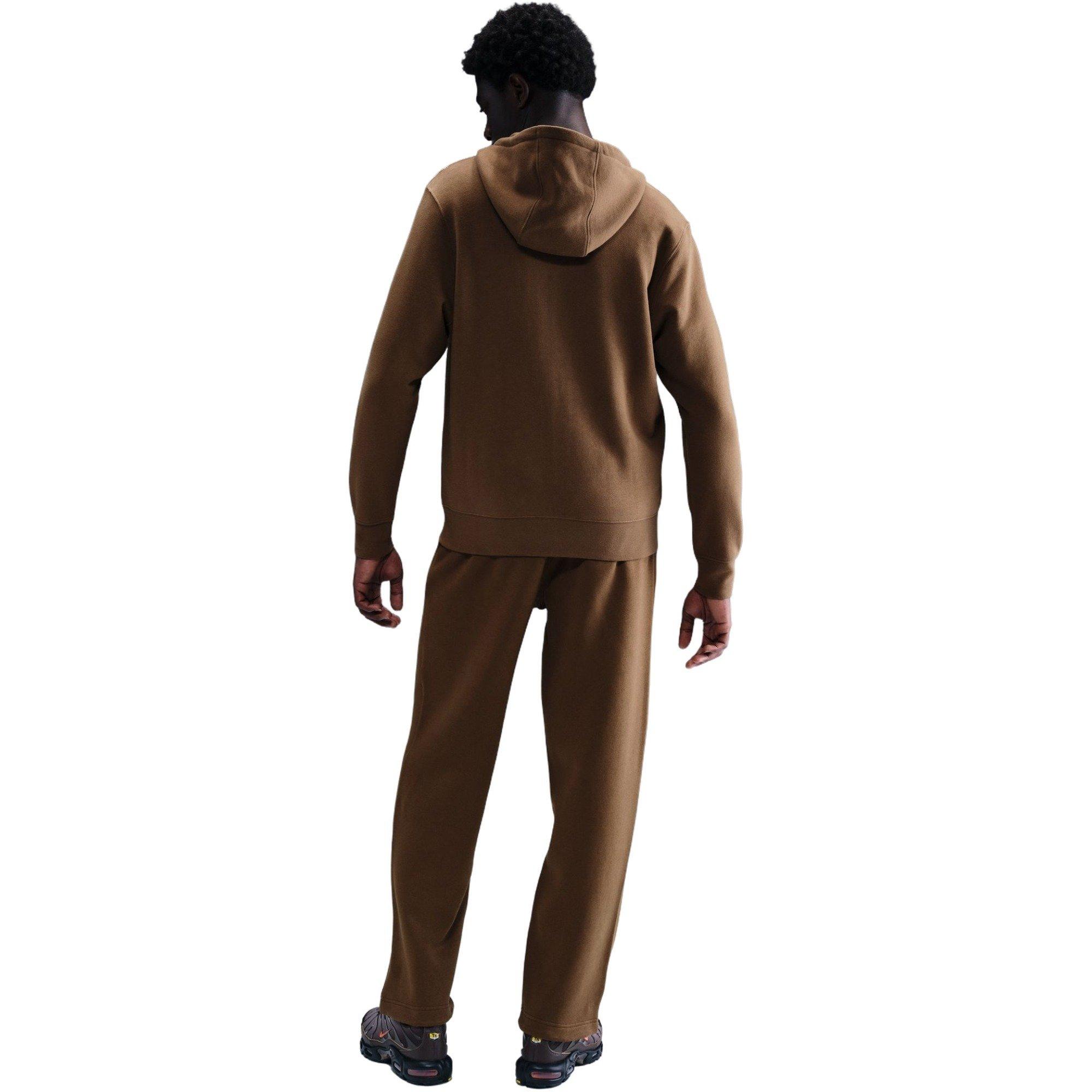 Nike Men's Club Fleece Bungee Pants - BROWN Thumbnail View 2