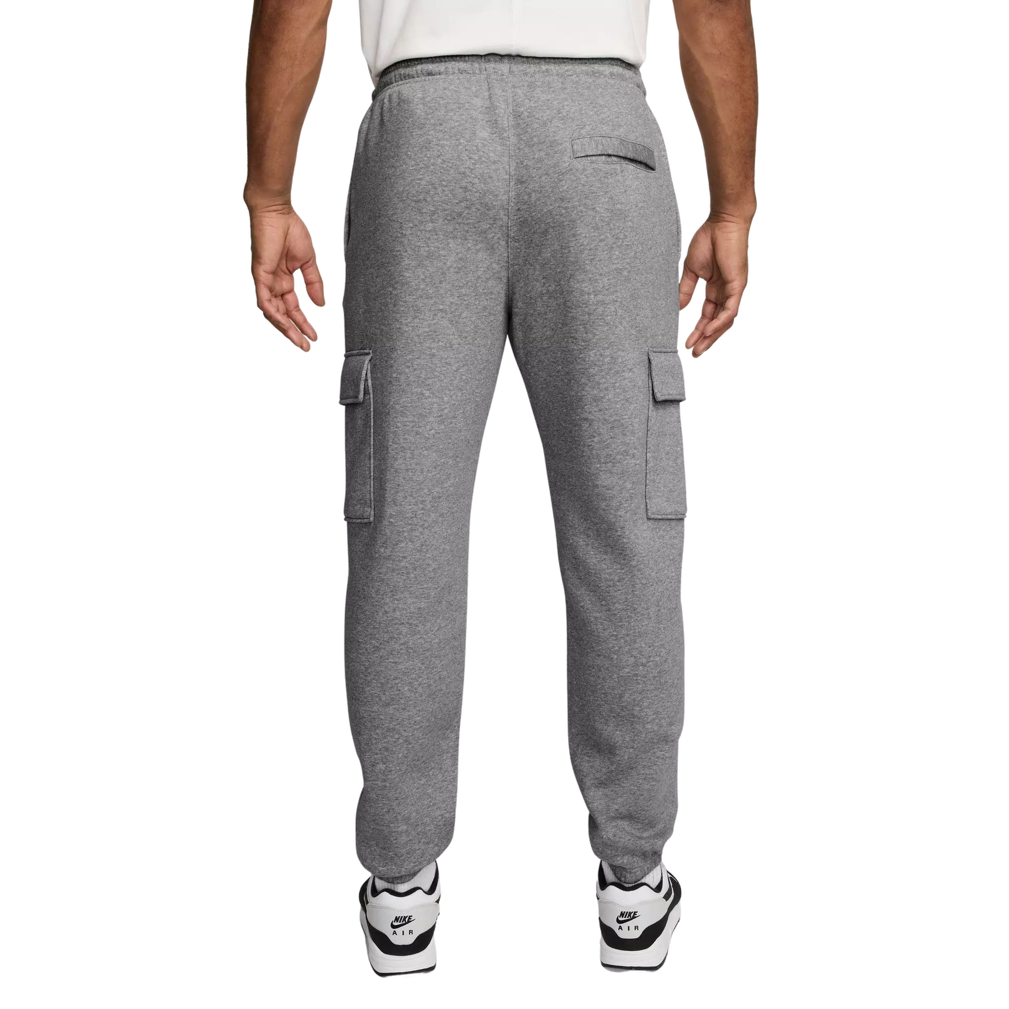 Nike Men's Club Fleece Cargo Pants - GREY