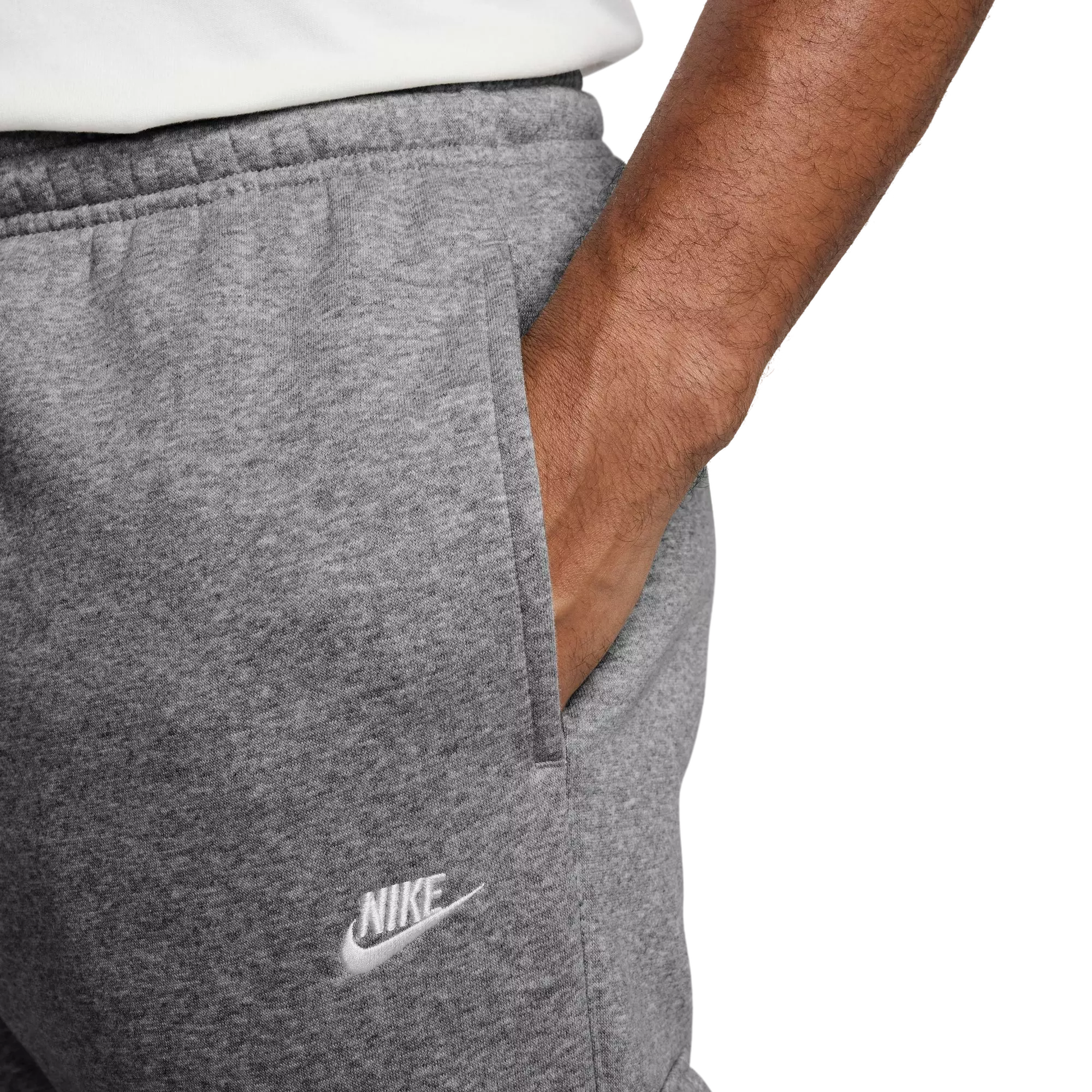 Nike Men's Club Fleece Cargo Pants - GREY