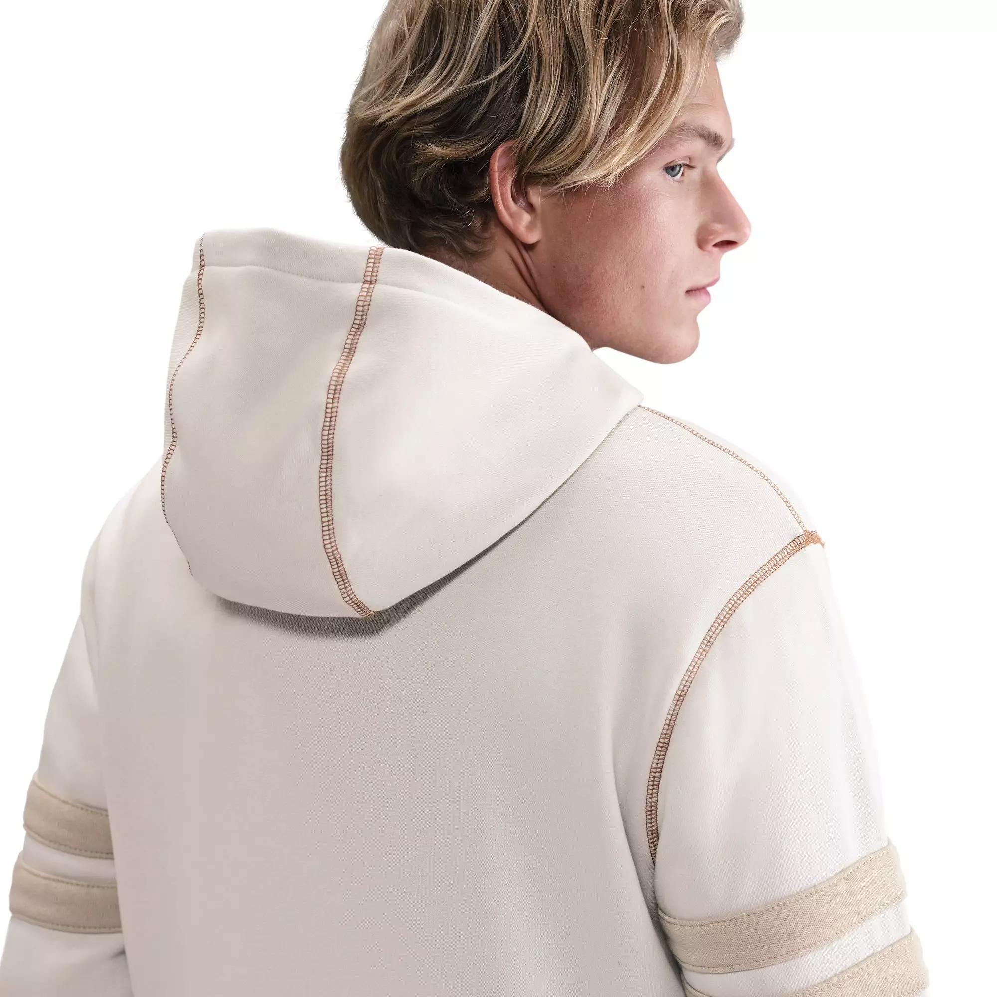 Nike Men's Club Fleece Pullover Hoodie - TAN