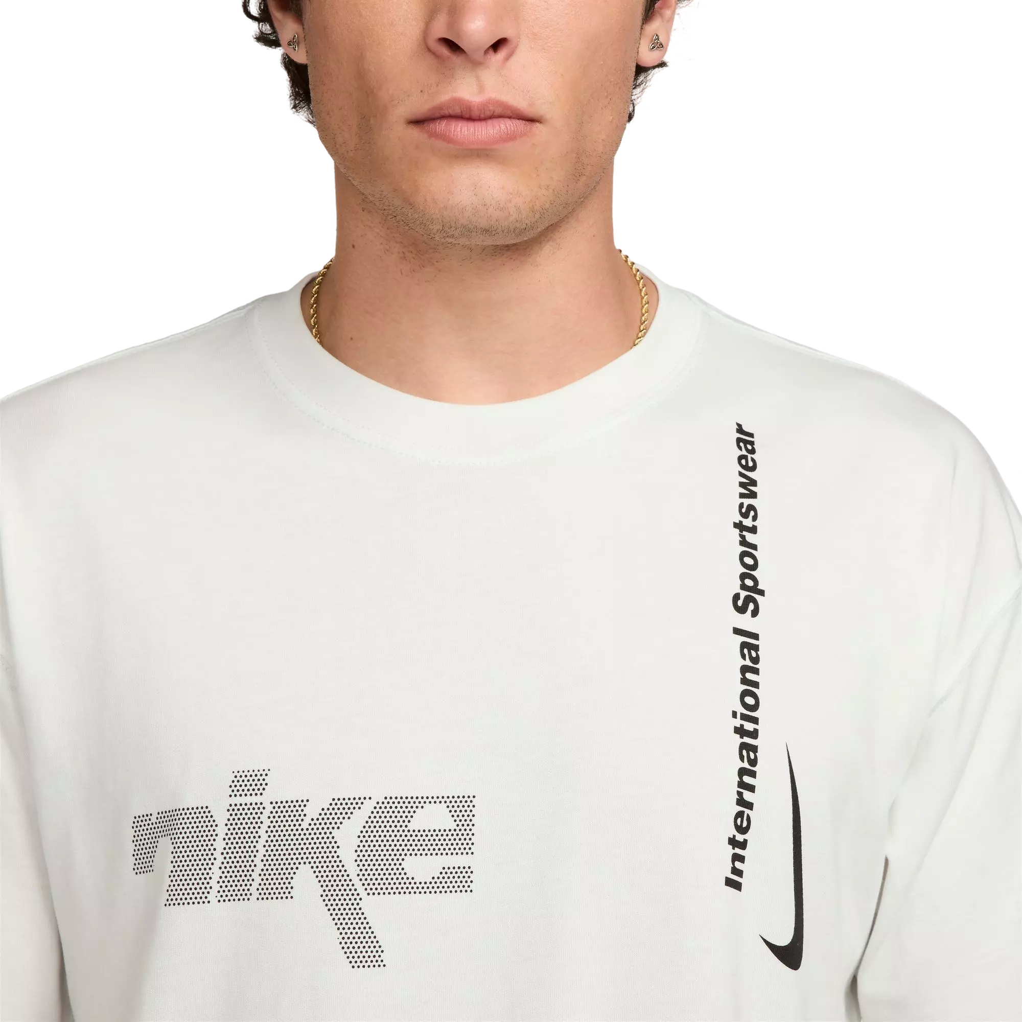 Nike Men's Max90 Swoosh Sport Tee - Summit White - WHITE