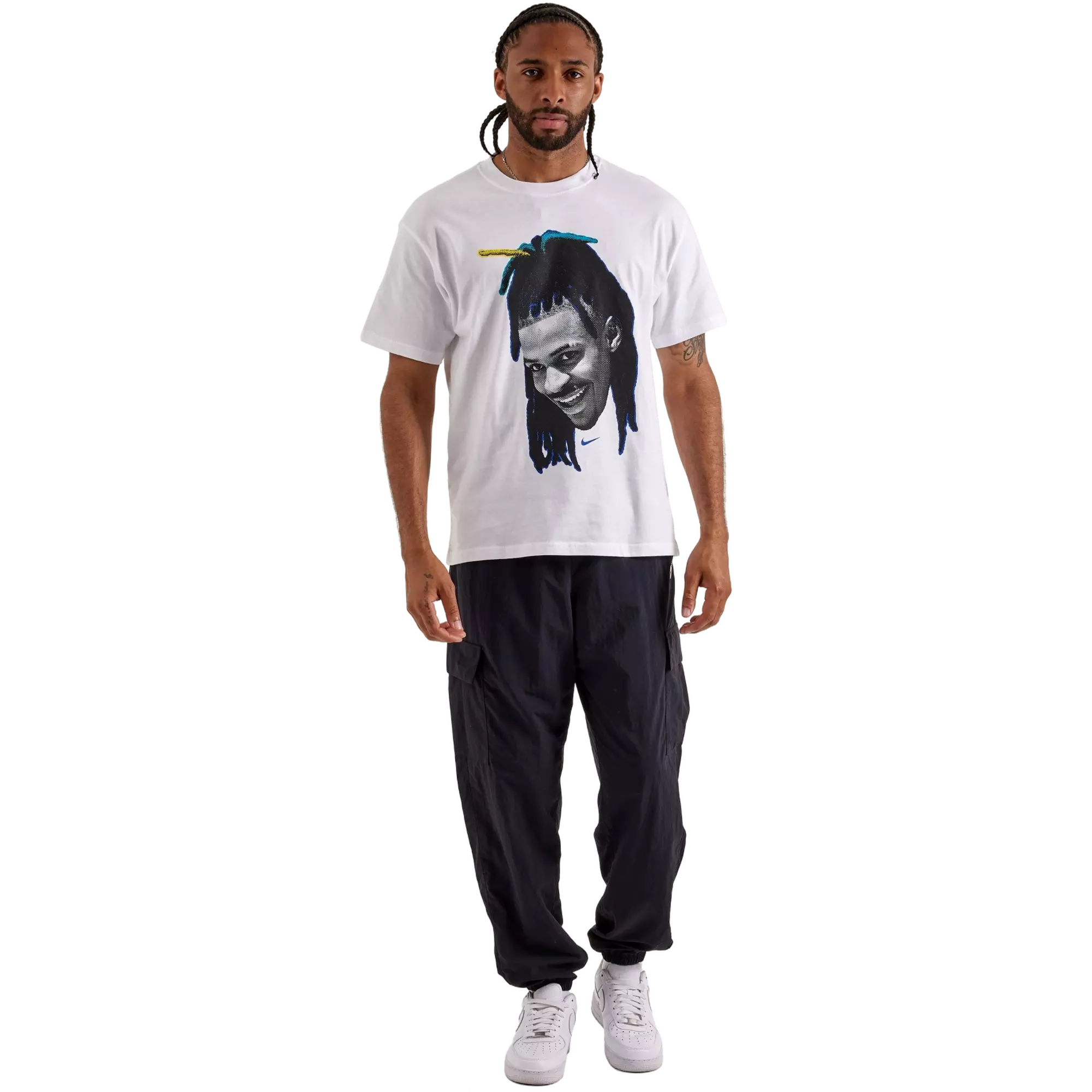 Nike Men's Ja Basketball Tee-White - WHITE