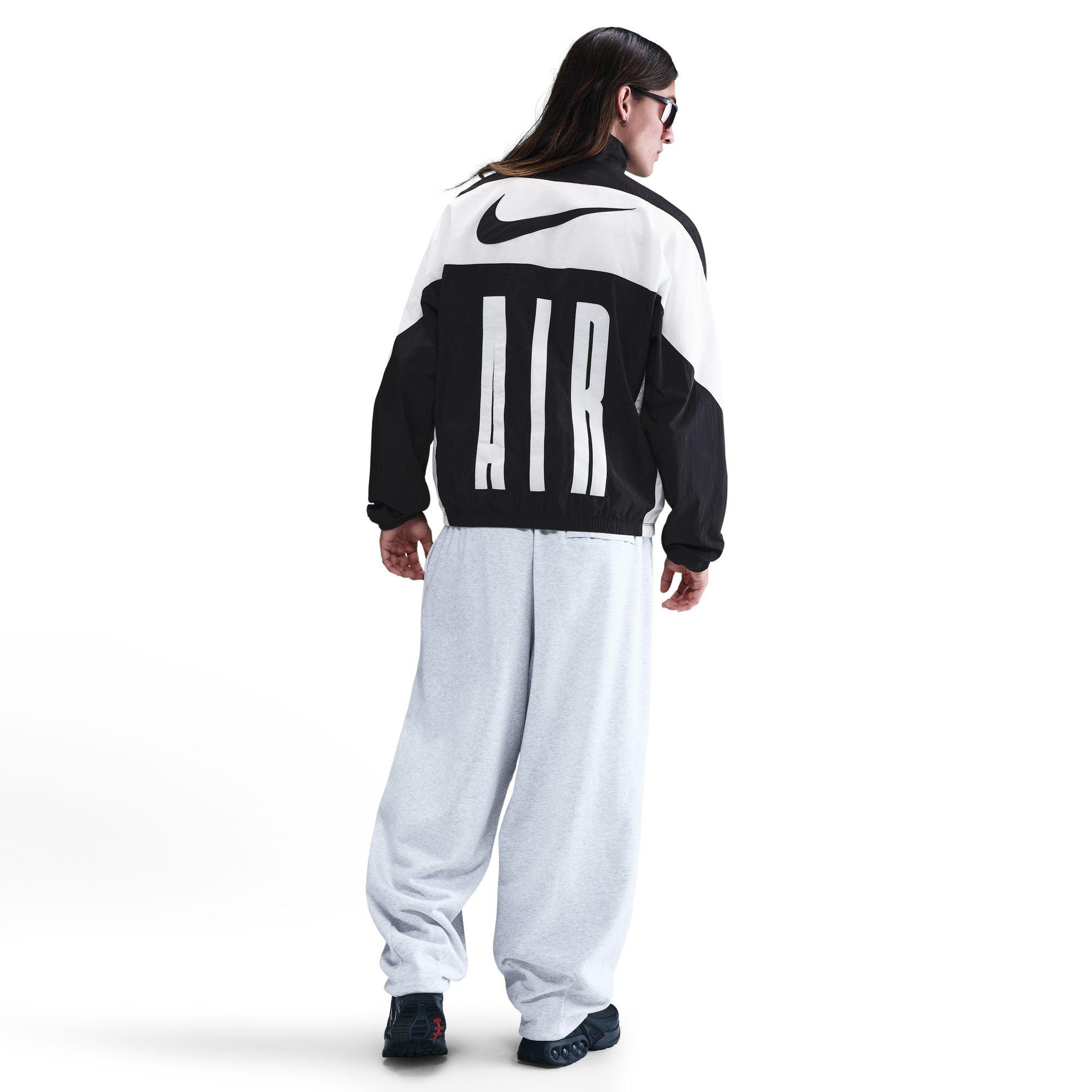 Nike Men's Air Woven Track Jacket - Black/White - BLACK/WHITE Thumbnail View 2