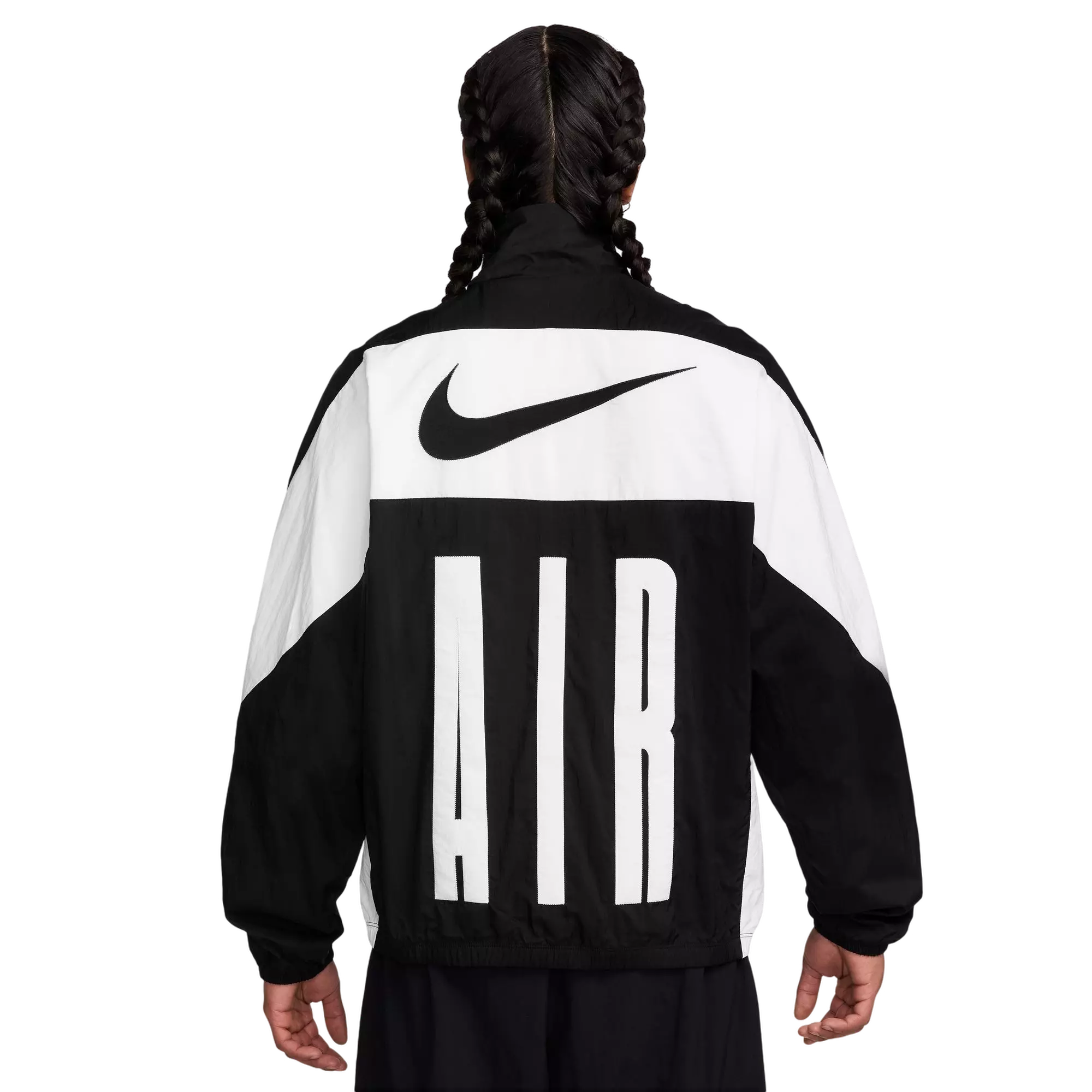 Nike Men's Air Woven Track Jacket - BLACK/WHITE