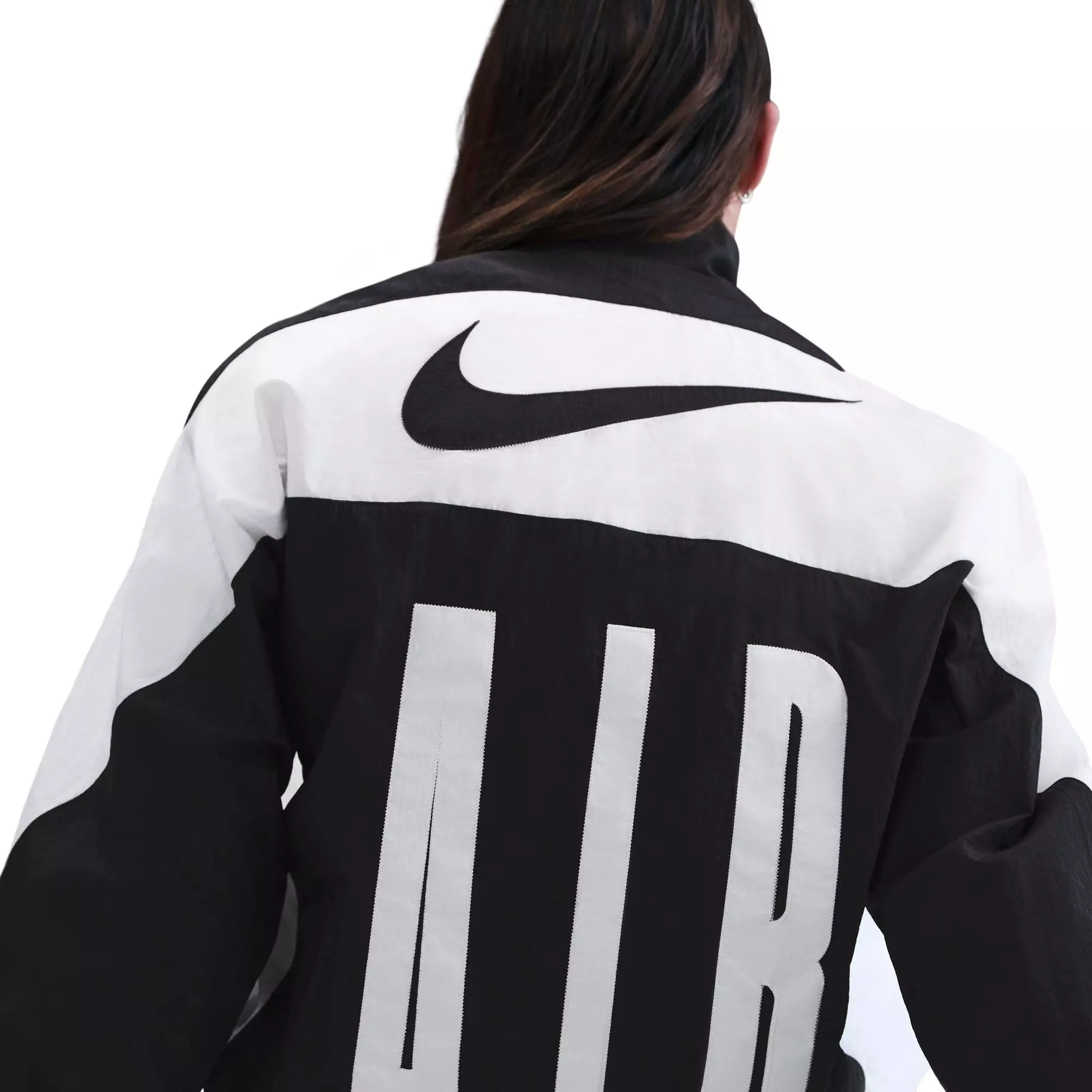 Nike Men's Air Woven Track Jacket - BLACK/WHITE