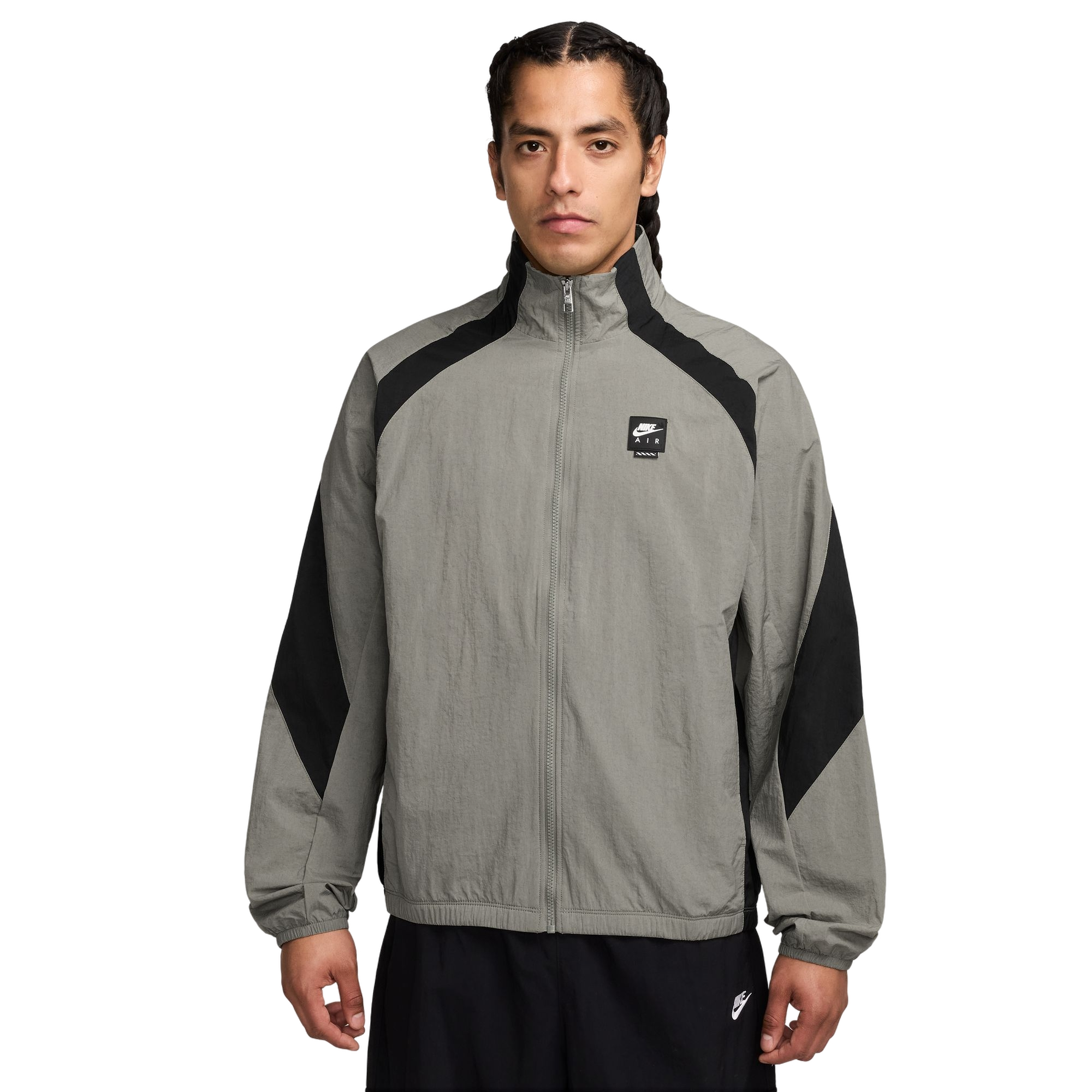 Nike Men's Air Woven Track Jacket - GREEN Thumbnail View 1